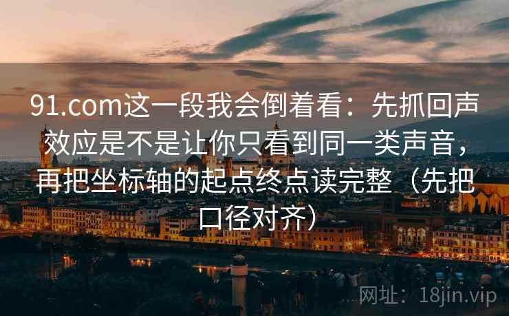 91.com这一段我会倒着看：先抓回声效应是不是让你只看到同一类声音，再把坐标轴的起点终点读完整（先把口径对齐）  第2张